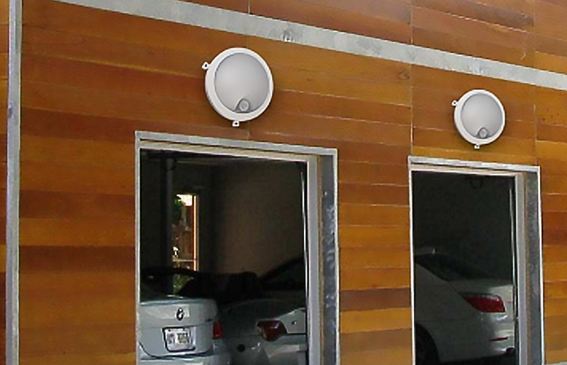 LG09E IP54 Luz de mamparo de aluminio redondo impermeable